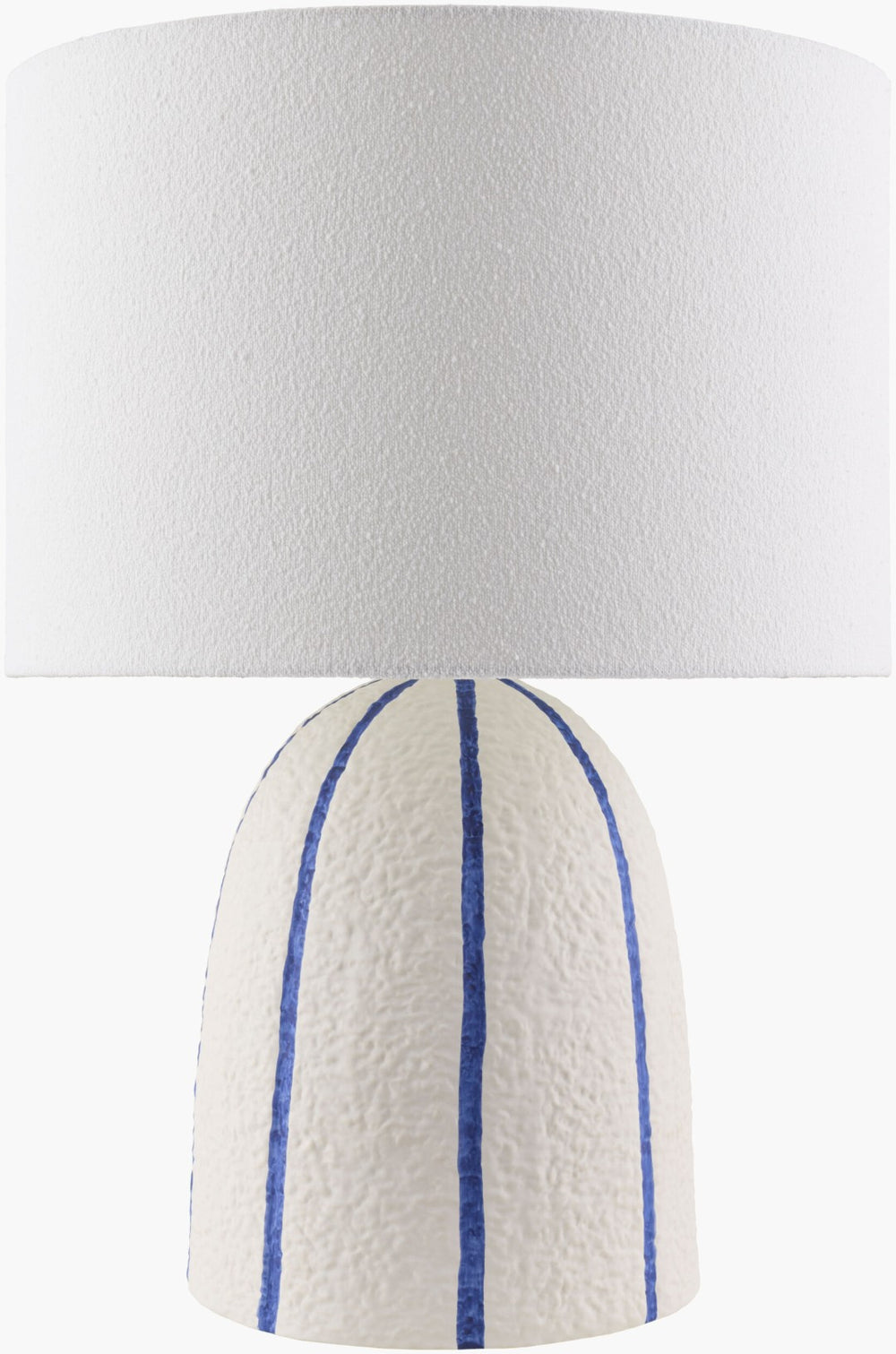 Livabliss Hombori Ceramic Arts and Crafts Table Lamp with Linen Shade for Living Room HOM-006