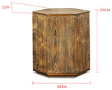 Primitive Collections Hex Side Table PCKFV0280110 Natural