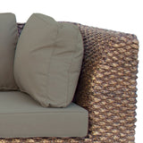 Primitive Collections Katina Fabric Sectional Outdoor Sofa PC302KATINASECT10 Dark Gray