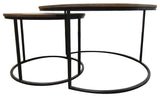 Primitive Collections Nova Nesting Coffee & side Table -- Sold as a Set PC160809010 Brown