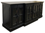 Primitive Collections French Media Console Black PC111839BLK10 Black