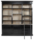 Primitive Collections Cambridge Library With Ladder PCDL0110 Black