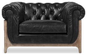 Primitive Collections Mod Chesterfield Chair PC2540110 Black