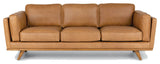 Primitive Collections Macadamia Leather Sofa PCS28603COG10 Brown