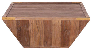 Primitive Collections Jubilee Square Coffee Table PCKFH1058310 Brown