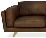 Primitive Collections Macadamia Sofa in Bark PCS28603BAR10 Chocolate