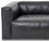 Primitive Collections Cooper Leather Sofa PCS24004SOFA10 Black