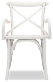 Primitive Collections Saloon Arm Dining Chair - Set of 2 PC2048WH10 White