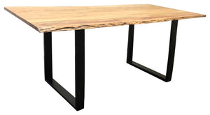 Primitive Collections Lenox Live Edge Dining Table PC201203510 Brown