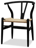 Primitive Collections Classic Wishbone Dining Chair - Set of 2 PCCSC2004BLK10 Black