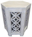 Primitive Collections Willow End Table PC191007910 Gray