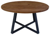 Primitive Collections Hemingway Round Dining Table PC18020410 Brown