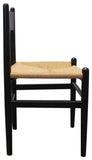 Primitive Collections OSLO Dining Chair Wood - Set of 2 PCCSC1907B10 Black