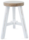 Primitive Collections Farmhouse Stool PCUB022WH10 White