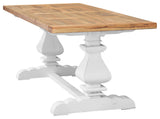 Primitive Collections Balustrade Dining Table PC2012WTH10 White