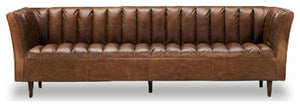 Primitive Collections Pax Leather Sofa PCS28804SOFA10 Brown