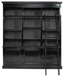 Primitive Collections Cambridge Library With Ladder PC02610 Black