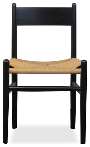 Primitive Collections OSLO Dining Chair Wood - Set of 2 PCCSC1907B10 Black