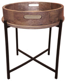 Primitive Collections Barrel Side Table PC191001810 Brown