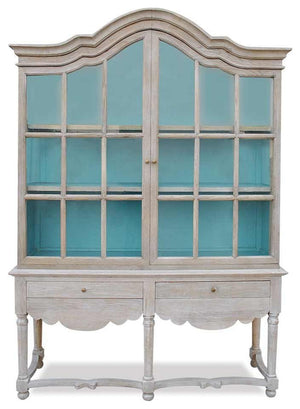 Primitive Collections Robin'S Nest Cabinet PCF004BLUE10 White