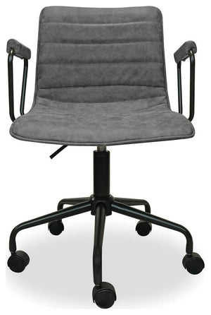 Primitive Collections Camel Office Chair in Grey PCCQ8280FJGRAY10 Gray