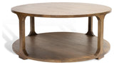 Primitive Collections Pillar Coffee Table PCPILL10 Brown