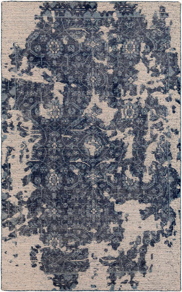 Surya Hoboken Handmade 2' X 3' Wool Rug - Modern Design, Lightweight, Durable, Perfect For Any Room! Slate Wool Hoo1000-23