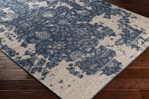 Surya Hoboken Handmade 2' X 3' Wool Rug - Modern Design, Lightweight, Durable, Perfect For Any Room! Slate Wool Hoo1000-23