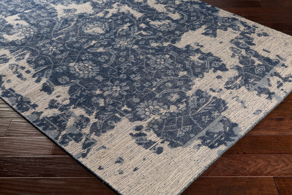 Surya Hoboken Handmade 2' X 3' Wool Rug - Modern Design, Lightweight, Durable, Perfect For Any Room! Slate Wool Hoo1000-23