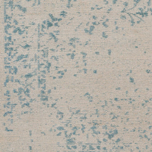 Surya Hoboken Handmade 2' X 3' Wool Rug - Modern Design, Lightweight, Durable, Perfect For Any Room! Light Blue Wool Hoo1008-69