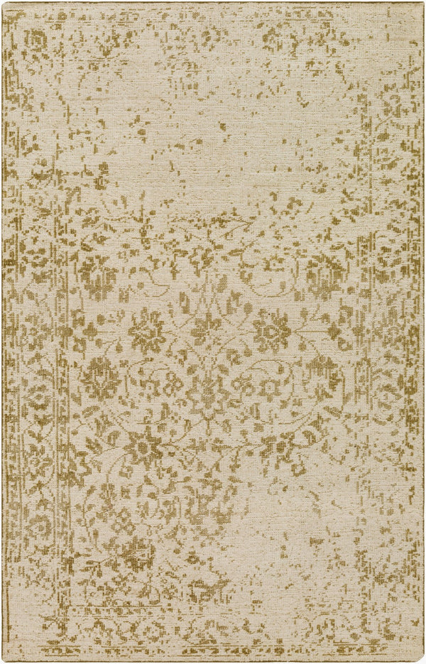 Surya Hoboken Handmade 2' X 3' Wool Rug - Modern Design, Lightweight, Durable, Perfect For Any Room! Olive Wool Hoo1010-913