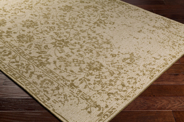 Surya Hoboken Handmade 2' X 3' Wool Rug - Modern Design, Lightweight, Durable, Perfect For Any Room! Olive Wool Hoo1010-913