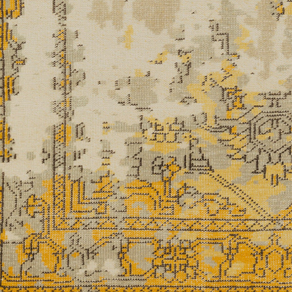 Surya Hoboken Handmade 2' X 3' Wool Rug - Modern Design, Lightweight, Durable, Perfect For Any Room! Yellow Wool Hoo1016-23