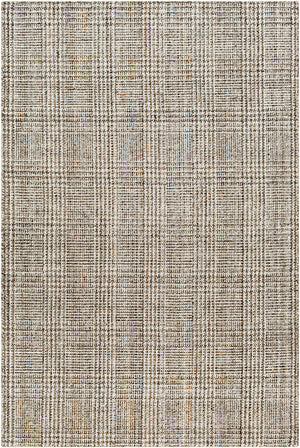 Hope HOP-2300 9' x 12' Handmade Rug HOP2300-912  White, Medium Gray, Taupe, Brown, Light Brown Surya