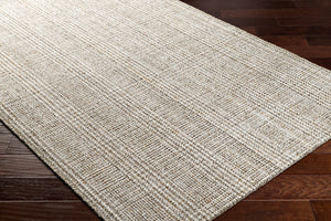 Hope HOP-2300 9' x 12' Handmade Rug HOP2300-912  White, Medium Gray, Taupe, Brown, Light Brown Surya