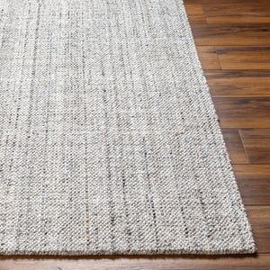 Hope HOP-2302 9' x 12' Handmade Rug HOP2302-912  White, Gray, Light Slate Surya