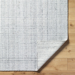 Hope HOP-2303 9' x 12' Handmade Rug HOP2303-912  White, Gray, Light Slate Surya
