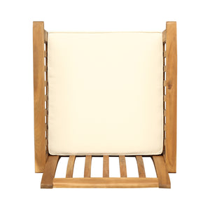 English Elm Christopher Knight Home® - CASA Acacia Dining Chair Set with Water-Resistant Cushions, Durable Solid Wood Patio Seating, Stylish Slat Design Brown 61720.00