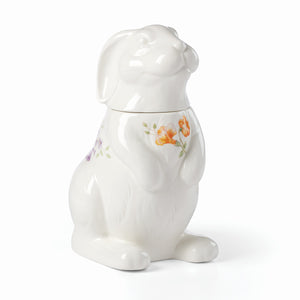 Lenox Butterfly Meadow Bunny Cookie Jar Multi, WHITE PORCELAIN 893454