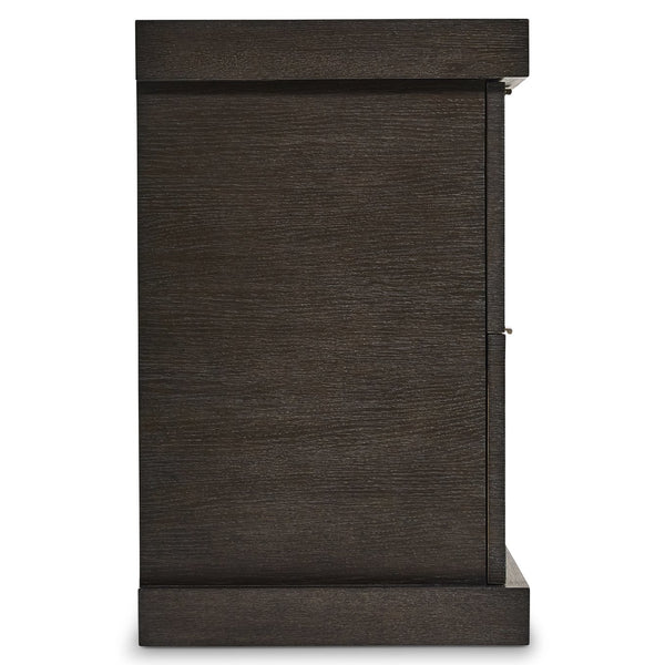 Bernhardt Bernhardt Geneve Wire-brushed Oak Credenza Six Drawer Storage for Dining Living Room 392892