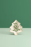 Lenox Hosting The Holidays Tree Plate Red & Green, IVORY PORCELAIN 879592