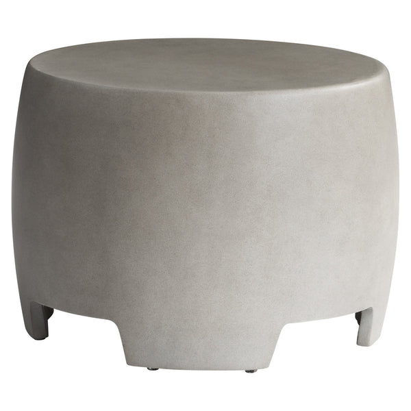 Bernhardt Bernhardt Maroma Cast Glass-Reinforced Concrete Cocktail Table, Bedrock Finish, Sculptural Patio Accent (26"W X18"H) X05013