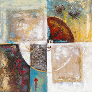 Surya Wall Decor Hpo-5006: Stunning 32” X 32” Framed Art For Elegant Home Interiors, Usa-made Main, Brown Canvas Hpo5014-3232