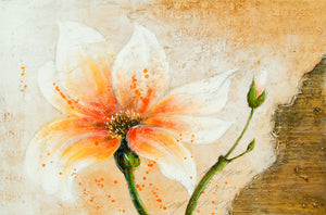 Surya Wall Decor Hpo-5006: Stunning 32” X 32” Framed Art For Elegant Home Interiors, Usa-made Main, Cream Canvas Hpo5021-2436