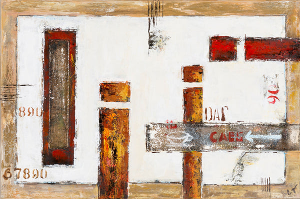 Surya Wall Decor Hpo-5006: Stunning 32” X 32” Framed Art For Elegant Home Interiors, Usa-made Main, Brown Canvas Hpo5035-2436