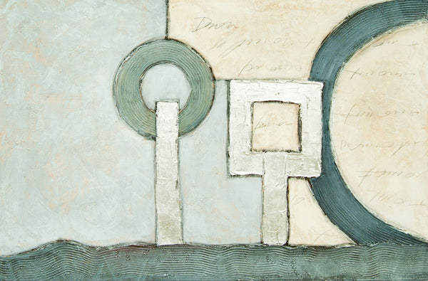 Surya Wall Decor Hpo-5006: Stunning 32” X 32” Framed Art For Elegant Home Interiors, Usa-made Main, Green Canvas Hpo5048-4872