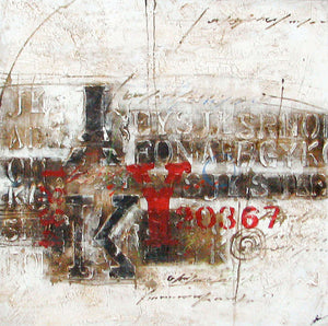 Surya Wall Decor Hpo-5006: Stunning 32” X 32” Framed Art For Elegant Home Interiors, Usa-made Main, Red Canvas Hpo5049-3232