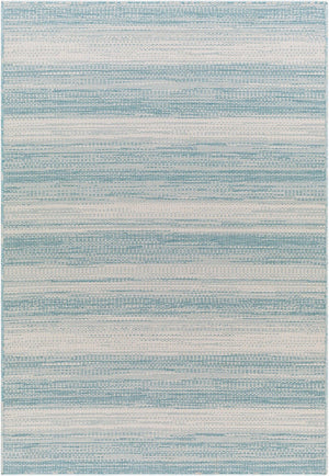 Livabliss Hampton Flatweave Polypropylene Area Rug Geometric Modern Indoor Outdoor Durable Ivory, Medium G 7'8" x 7'8" Square HPT2303-77SQ