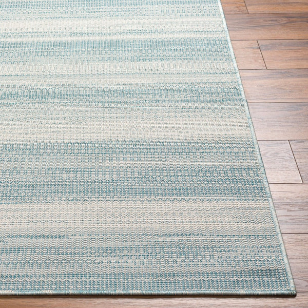 Livabliss Hampton Flatweave Polypropylene Area Rug Geometric Modern Indoor Outdoor Durable Ivory, Medium G 7'8" x 7'8" Square HPT2303-77SQ