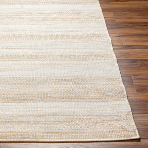 Livabliss Hampton Flatweave Polypropylene Area Rug Turkish Machine Woven Indoor Outdoor Patio Ivory, Brown 7'8" x 7'8" Square HPT2305-77SQ